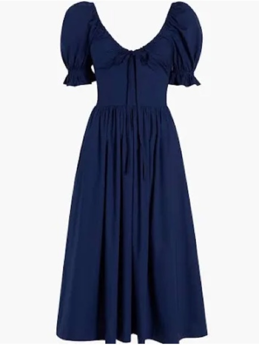 Hill House Navy Puff-Sleeve Maxi Dress